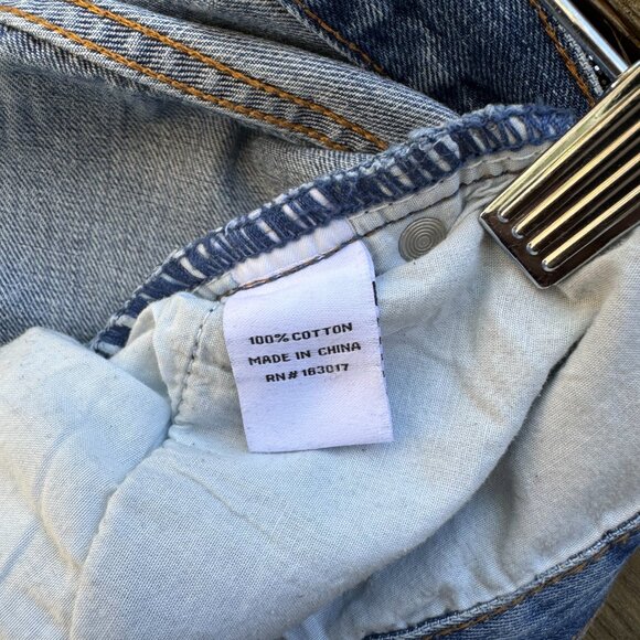 Princess Polly Holly Asymmetric Straight Leg Jeans sz 0 - Picture 8 of 8